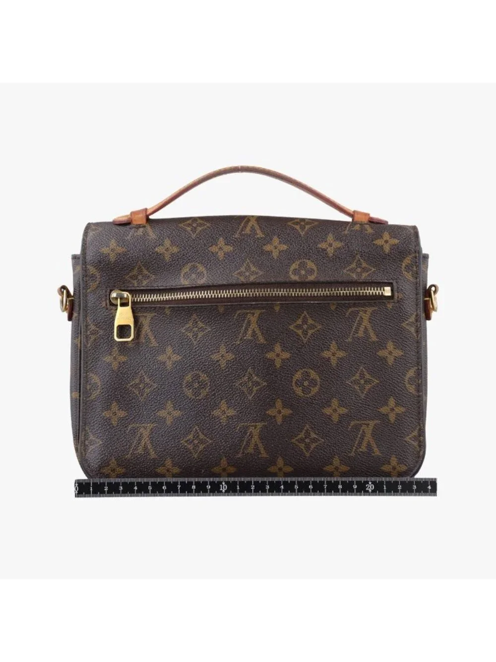 Louis Vuitton Pochette Metis MM Monogram Brown Canvas Handbag